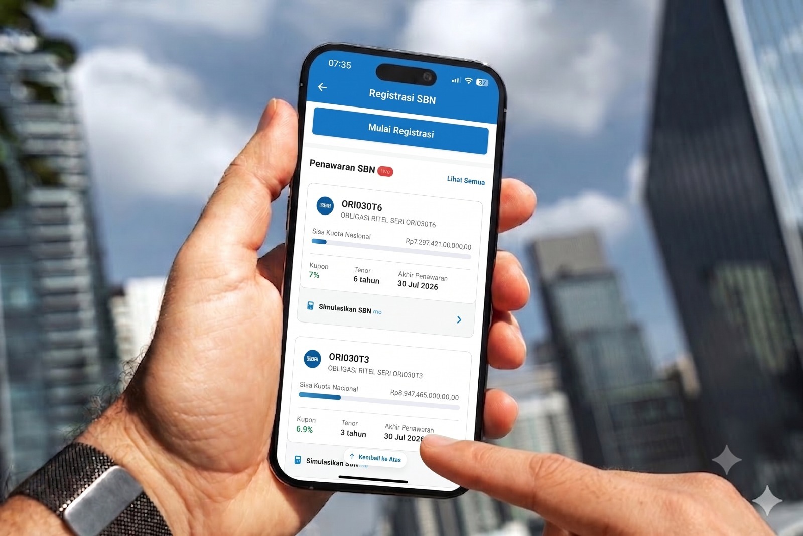 BRI Buka Akses Investasi Warga Bangka Belitung Lewat ORI030, Kupon Hingga 7,00% untuk Tenor 3 dan 6 Tahun