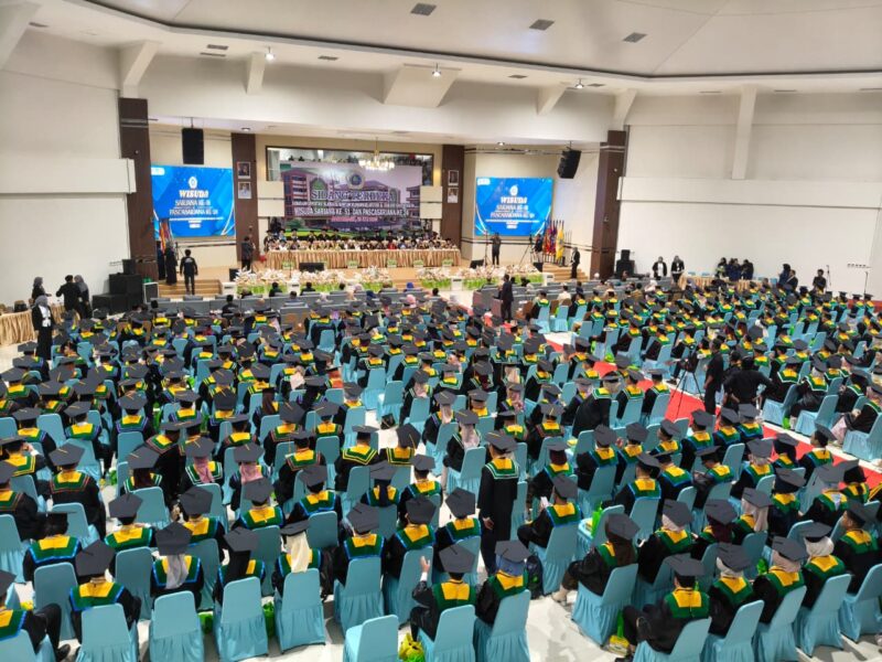 Uniska MAB Banjarmasin Wisuda 494 Lulusan, Didominasi Mahasiswa Alih Jenjang yang Sudah Bekerja