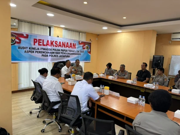 Audit Kinerja Itwasda Polda Papua di Polres Jayapura: 12 Satuan Fungsi Diperiksa Administrasi hingga Anggaran