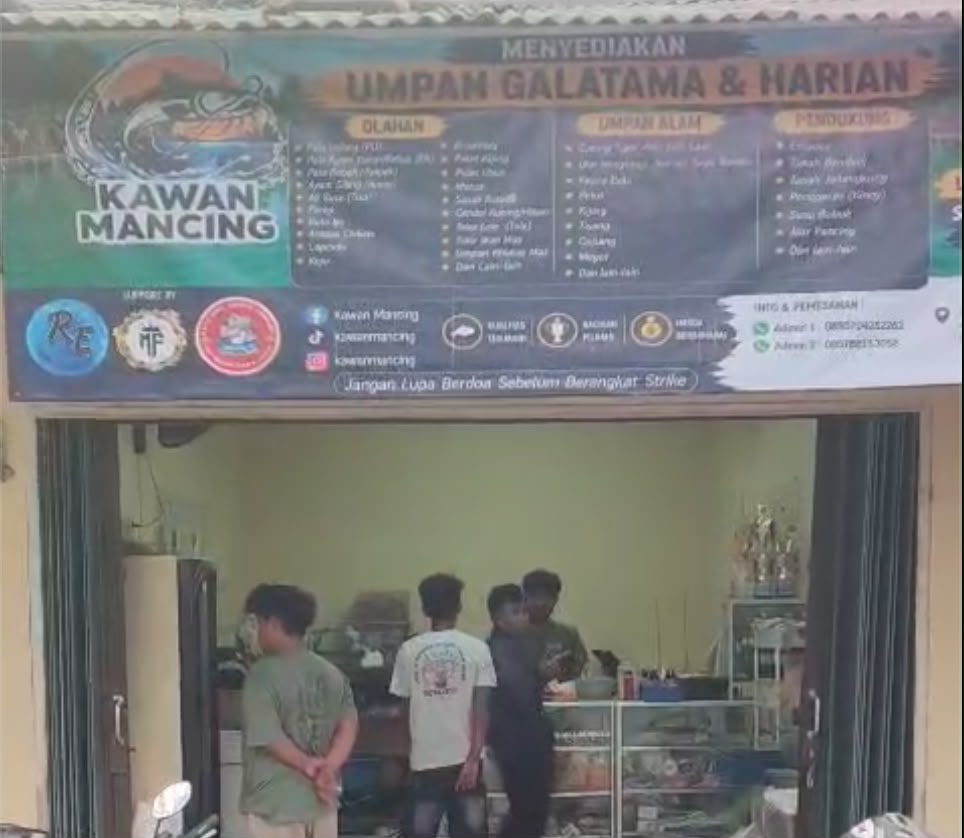 Toko Umpan Kawan Mancing di Bandar Lampung Hadir Lengkapi Kebutuhan Pemancing Galatama dan Kolam Harian