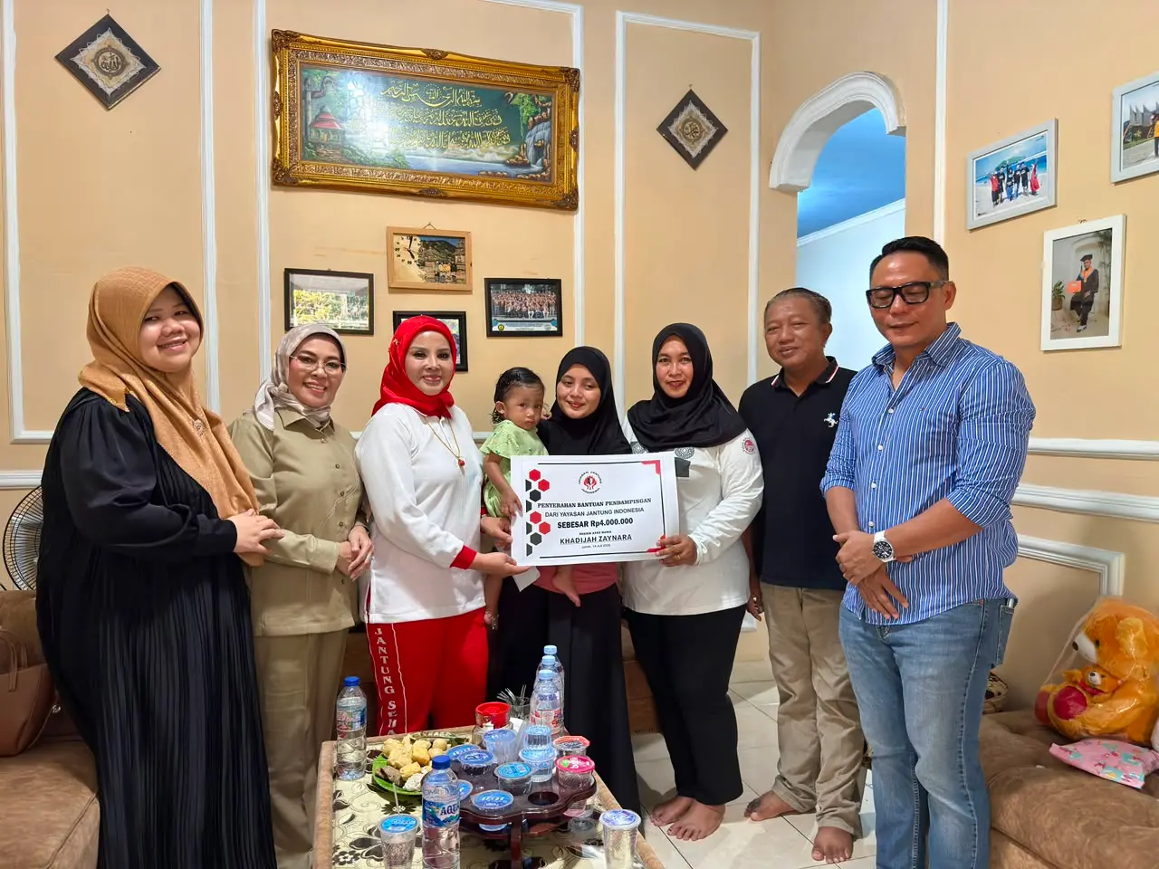 Yayasan Jantung Indonesia Salurkan Bantuan Rp 4 Juta untuk Balita Penderita Jantung Bawaan di Jambi