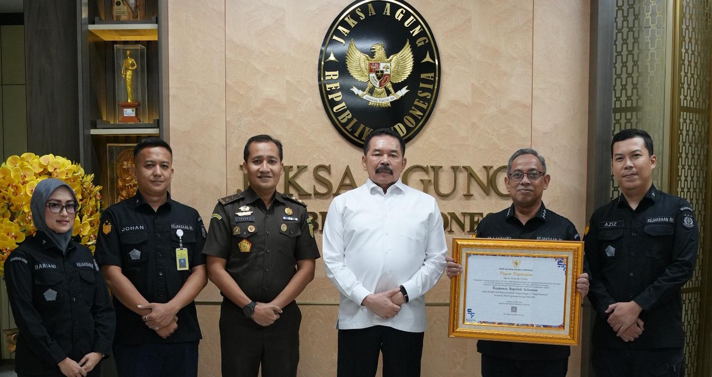Kejaksaan Agung Raih Predikat AA Sangat Memuaskan dari ANRI, Sistem Kearsipan Digital Jadi Andalan