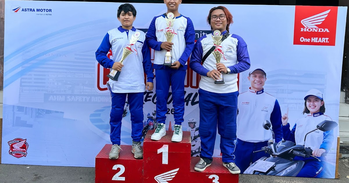 Arifin dari Honda Stylo Club Juara Safety Riding Competition Regional Bengkulu 2026, Dua Wakil Melaju ke Nasional