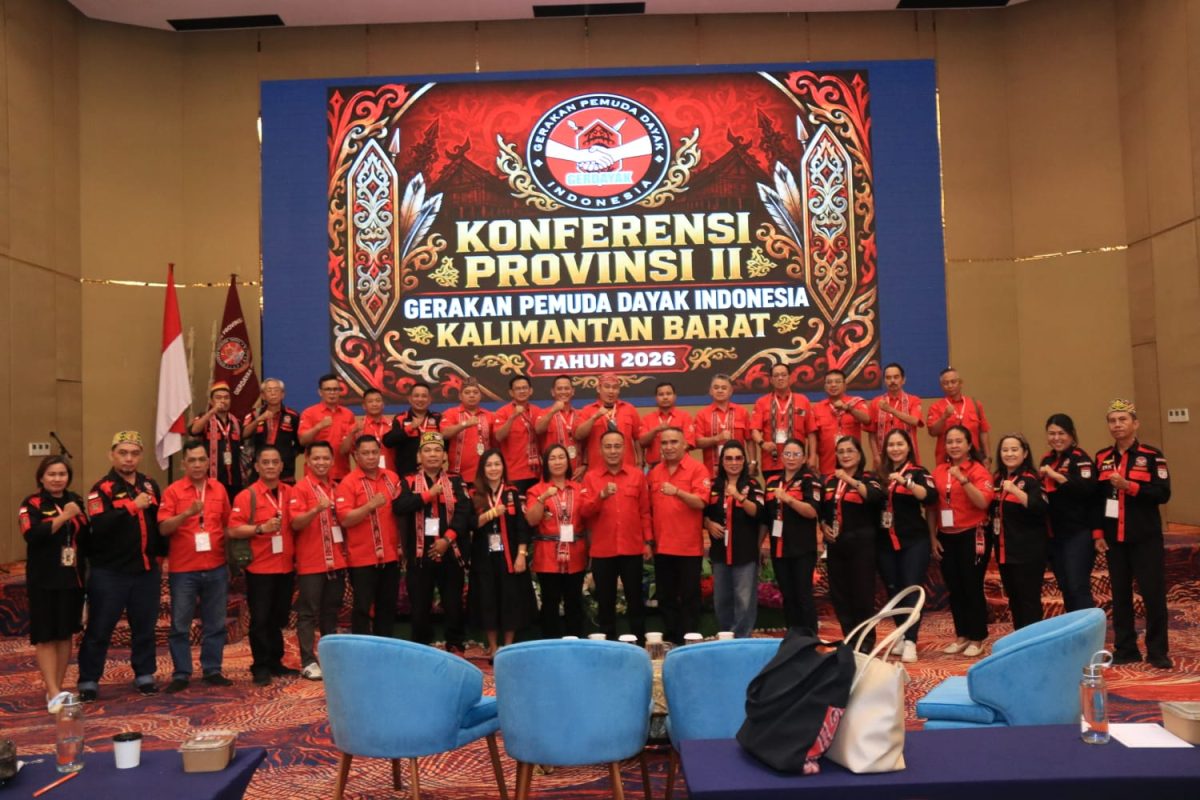 Wagub Kalbar Krisantus Kurniawan Tekankan Kaderisasi dan Integritas di Konferensi Provinsi II Gerdayak 2026