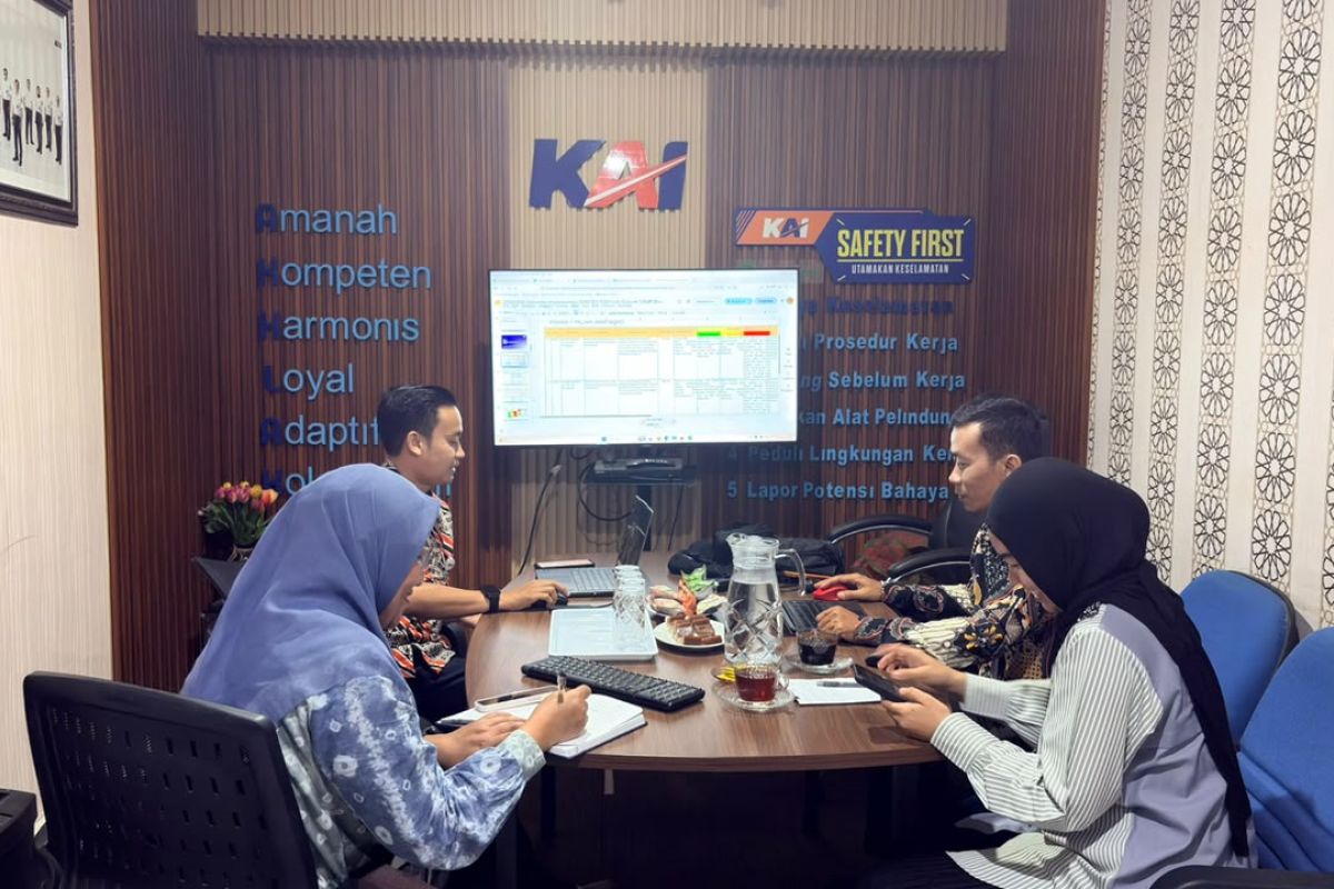 KAI Divre III Palembang Audit Seluruh Lini Layanan Stasiun, Kejar Standar ISO 9001:2015 Tahun 2026