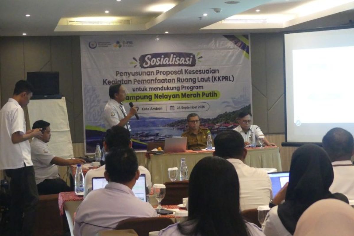 KKP Dampingi Pemkot Ambon Susun Proposal KKPRL untuk Kampung Nelayan Merah Putih