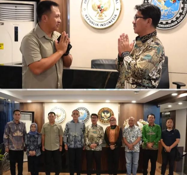 Bupati Lampung Utara Hamartoni Ahadis Temui Deputi Kemenko Infra di Jakarta, Bahas Percepatan Infrastruktur Daerah