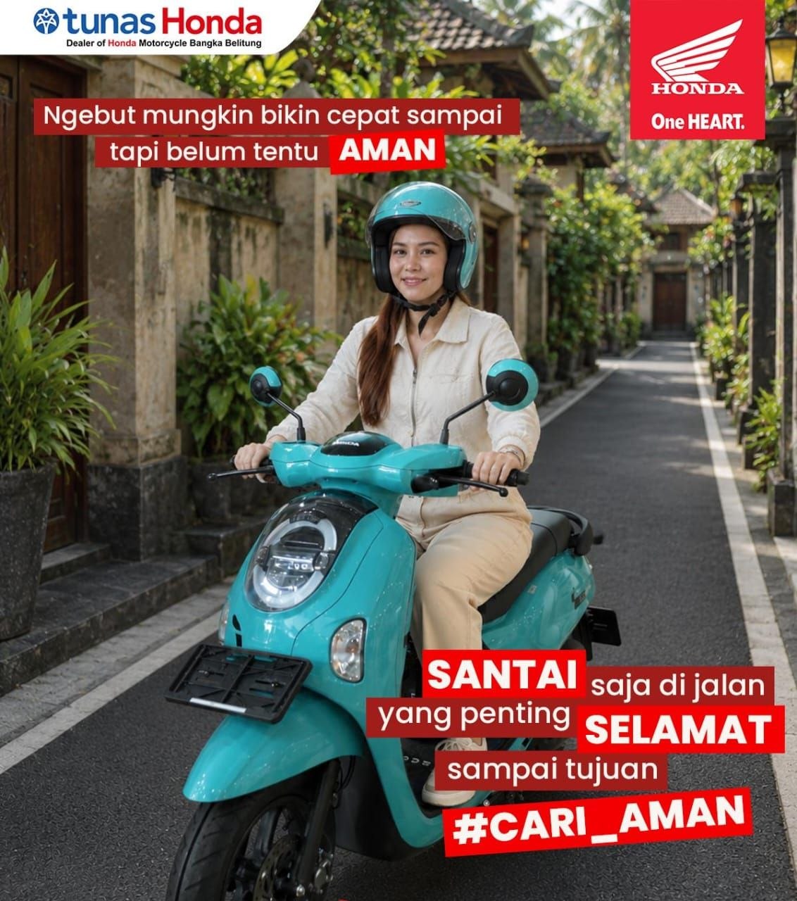 Honda Babel Ajak Masyarakat Santai di Jalan, Keselamatan Jadi Prioritas Utama Berkendara