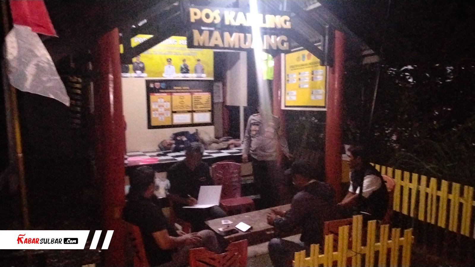 Pos Kamling Mamuang Polsek Tapalang Wakili Polda Sulbar di Lomba Nasional Mabes Polri, Warga Siaga Tiap Malam