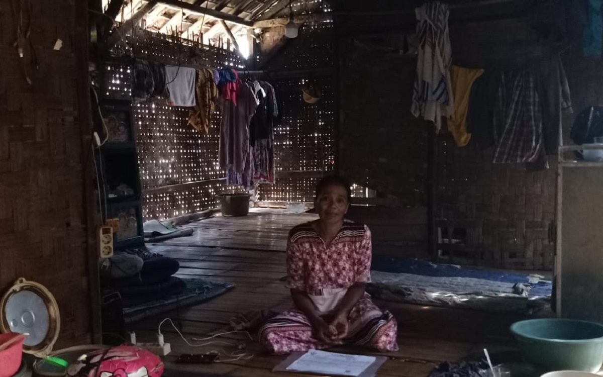 25 Tahun Bertahan di Rumah Bilik Lapuk di Lebak, Arpi dan Keluarga Terpaksa Mengungsi Tiap Hujan Deras