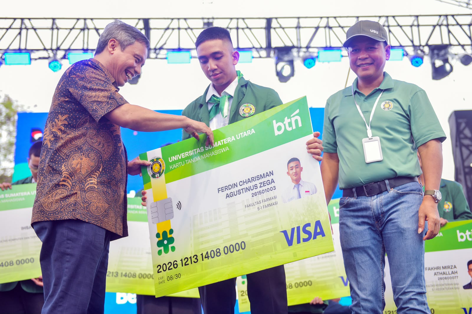 BTN Luncurkan 9.800 KTM Co-Branding untuk Mahasiswa USU, Integrasi ATM dan Superapps balé by BTN