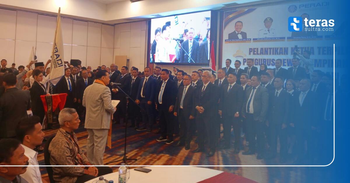 8 Kewenangan Eksklusif Peradi Ditegaskan Otto Hasibuan saat Lantik Pengurus DPC Kendari Periode 2026-2031