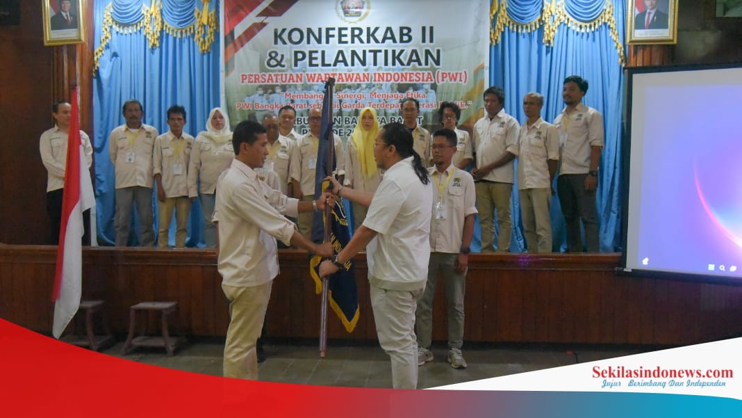 Ketua PWI Bangka Barat Husni Dilantik Kembali untuk Periode 2026-2029, Garda Terdepan Lawan Hoaks