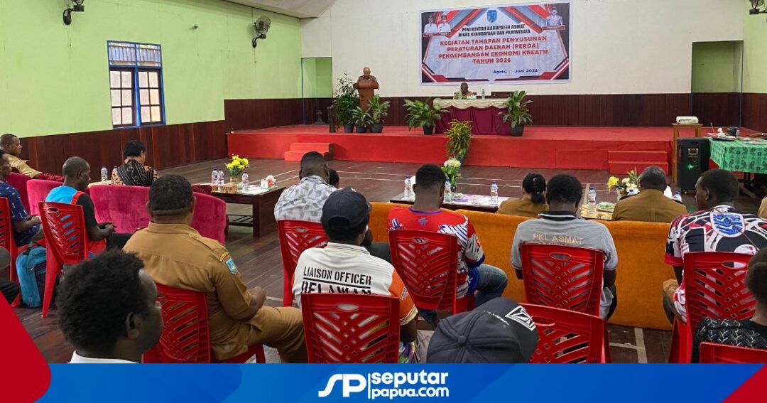 Pemkab Asmat Susun Perda Ekonomi Kreatif, Pelaku Seni Ukir dan Anyaman Dapat Payung Hukum