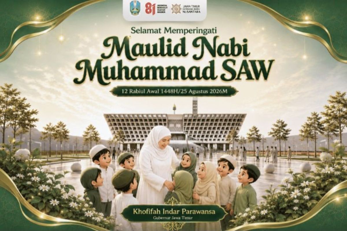 Khofifah Ingatkan Warga Jatim Jaga Akhlak di Medsos saat Maulid Nabi, Tekankan Saring sebelum Sharing