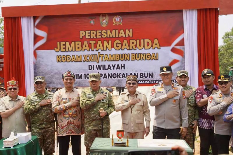 Jembatan Perintis Garuda di Sukamara Resmi Diresmikan, Pangkas Waktu Tempuh Warga hingga 1,5 Jam