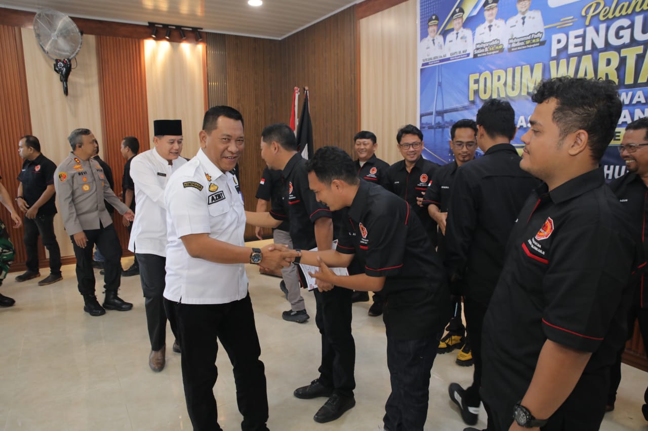 Asisten I Pemkab Asahan Hadiri Pelantikan Forwakum Asahan-Tanjung Balai, Pengurus Baru Diminta Jaga Integritas