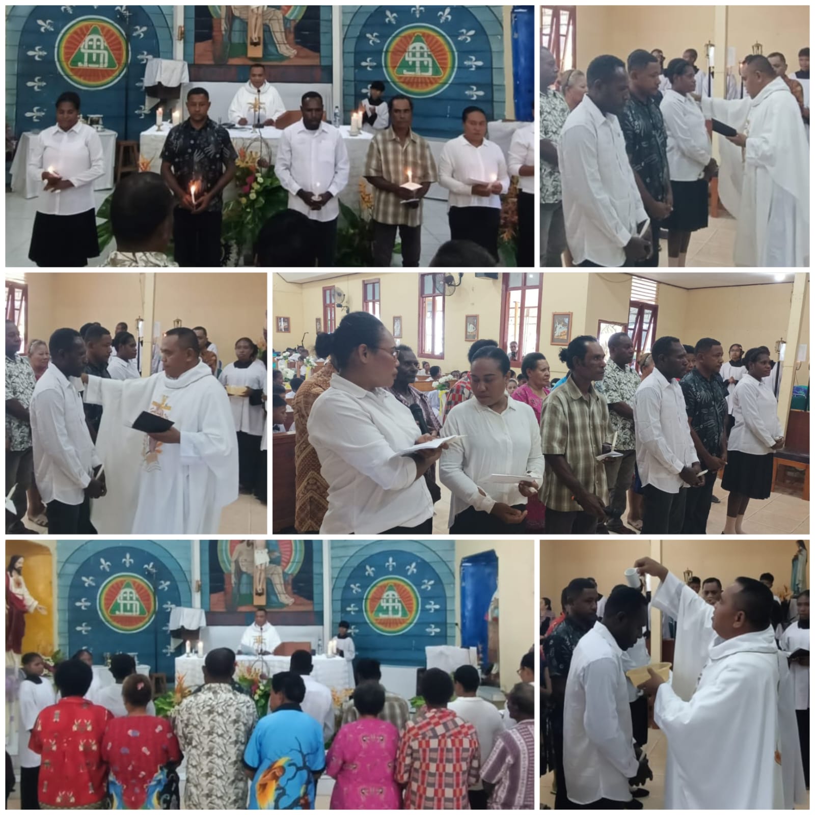 Enam Warga Resmi Bergabung dengan Gereja Katolik di Merauke, Tiga dari Denominasi Protestan