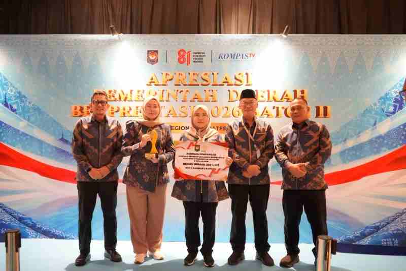 Pemkot Bandar Lampung Raih Penghargaan Program 3 Juta Rumah, Dapat 300 Unit Bedah Rumah dari Kemendagri