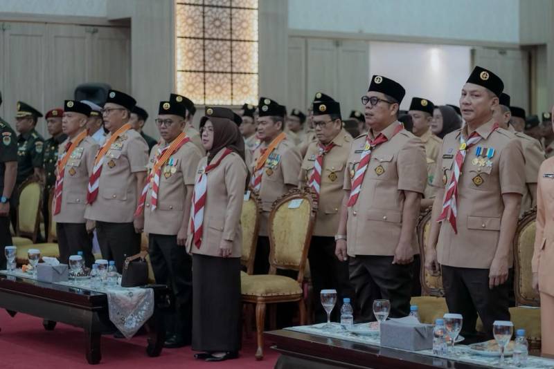 Gubernur Banten Andra Soni Lantik Pengurus Pramuka Masa Bakti 2026-2031, Tegaskan Target Program Nyata untuk Warga