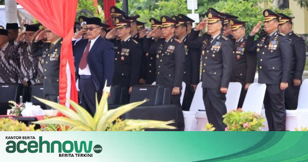 Wakapolda Aceh Bacakan Amanat Presiden di Hari Bhayangkara ke-80, Polri Diminta Perkuat Kepercayaan Publik
