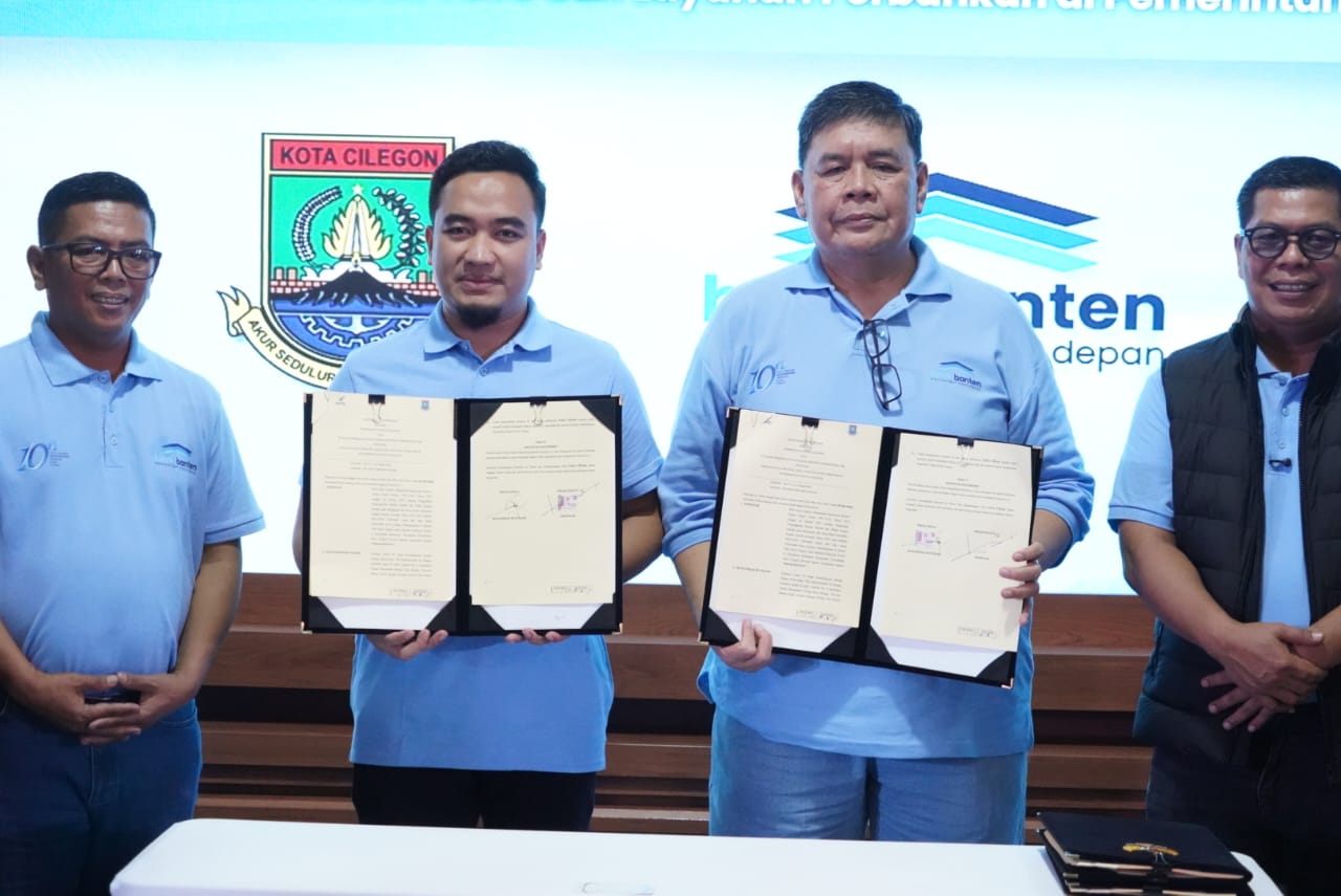 Pemkot Cilegon Teken MoU dengan Bank Banten, Optimalkan Pengelolaan Keuangan Daerah dan Layanan RKUD