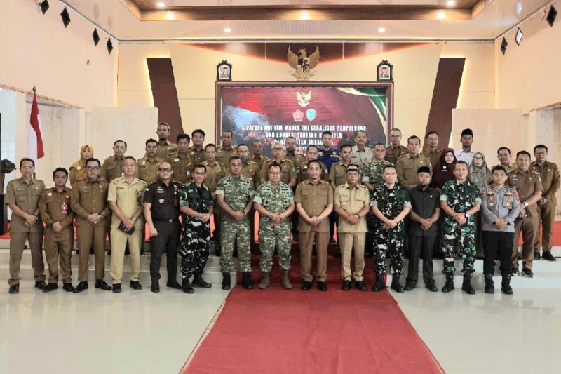 Pemkab Sukamara Gandeng Mabes TNI Perkuat Edukasi Cegah Karhutla di Wilayah Rawan