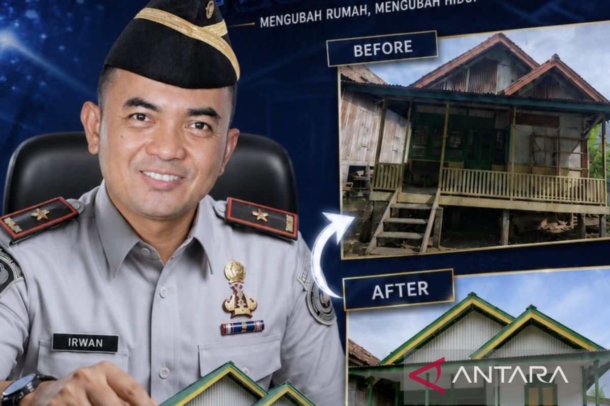 Pasukan Merah Putih Ditjenpas Jambi Bedah Sembilan Rumah Warga dalam Lima Bulan, Kolaborasi dengan BAZNAS
