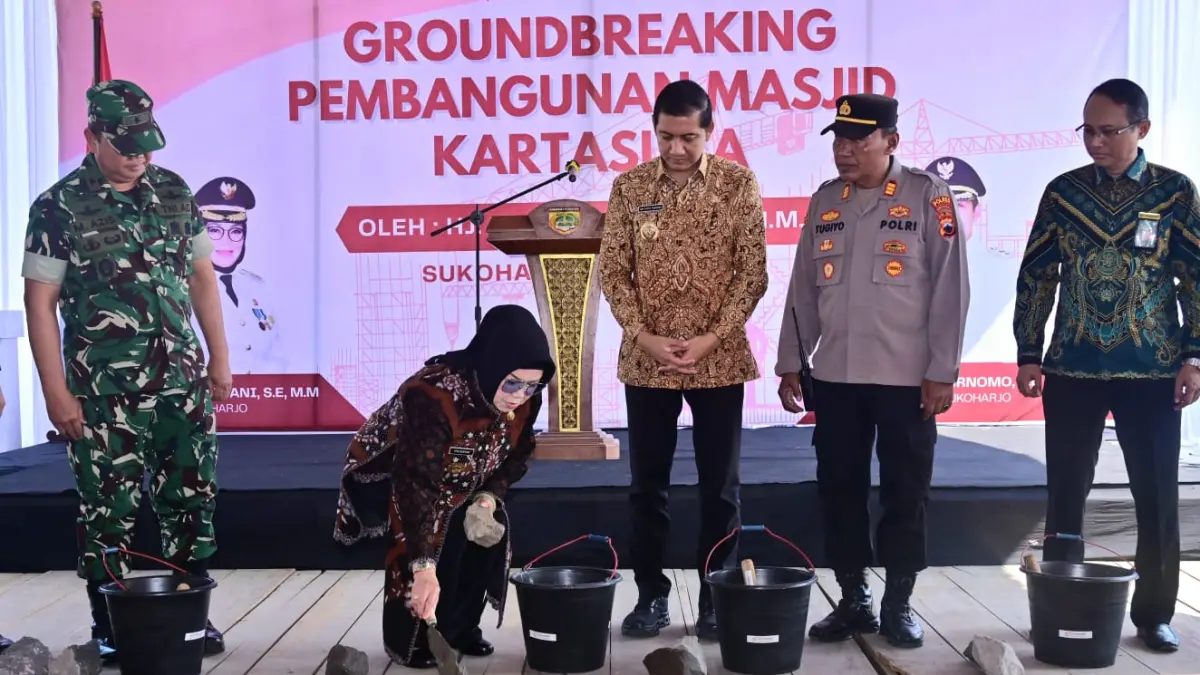 Bupati Sukoharjo Targetkan Masjid Kartasura di Eks Terminal Selesai Akhir 2026, Anggaran Rp 21 Miliar dari DAU