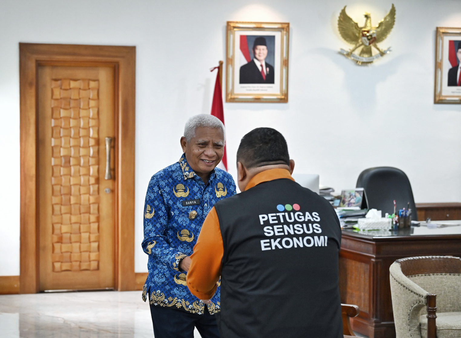 Wagub Sumut Surya Jadi Responden Pertama Sensus Keluarga dan Ekonomi 2026, BPS Mulai Turun ke Lapangan
