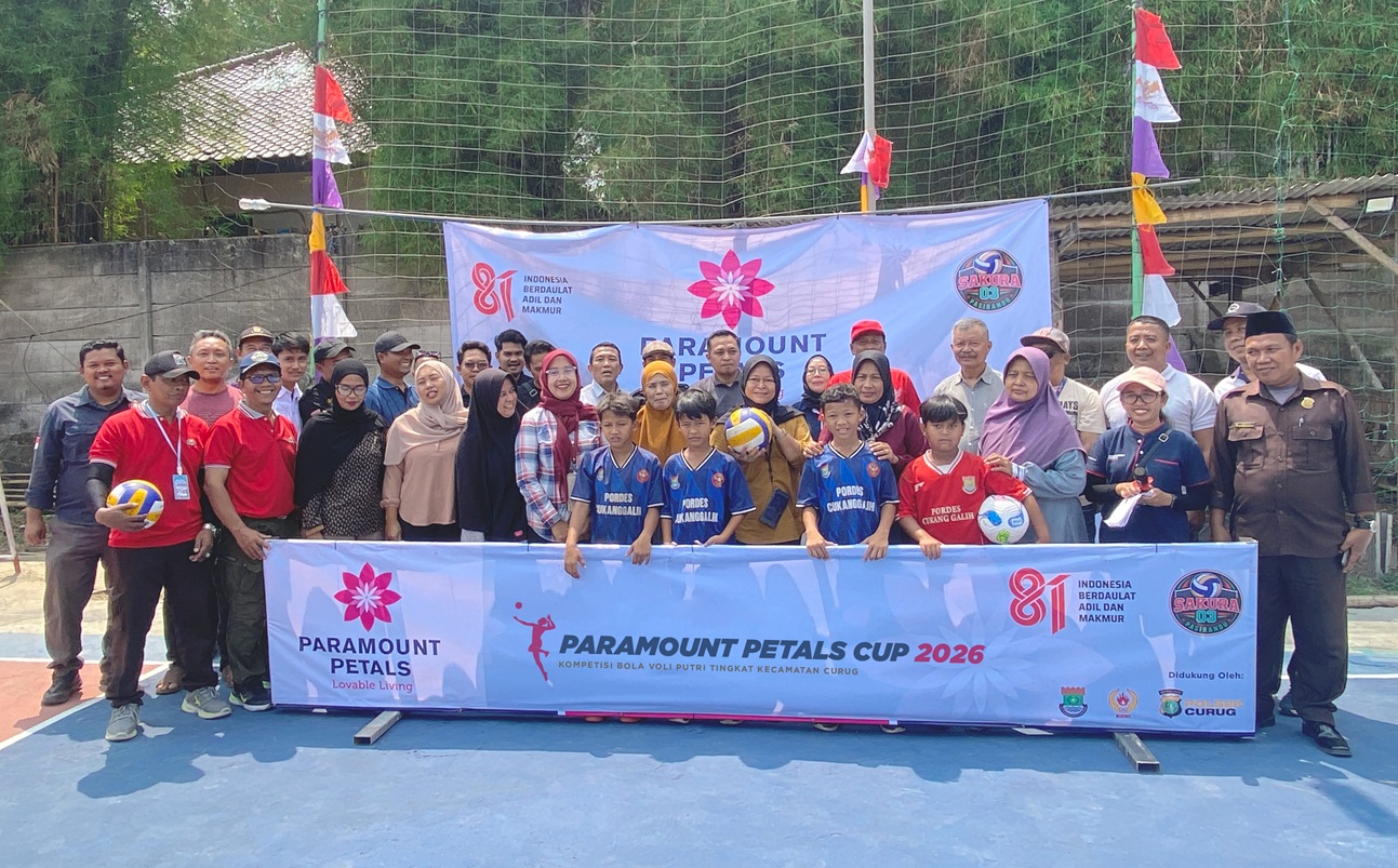 32 Tim Voli Putri dan SSB se-Kecamatan Curug Siap Berlaga di Paramount Petals Cup 2026