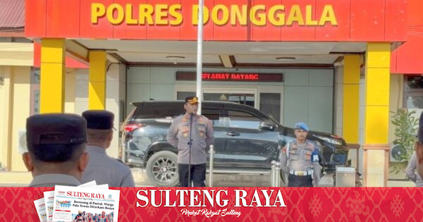 Kapolres Donggala AKBP Aditya Rochaulia Suharto Pimpin Apel Perdana, Tekankan Profesionalisme dan Larang Pelanggaran