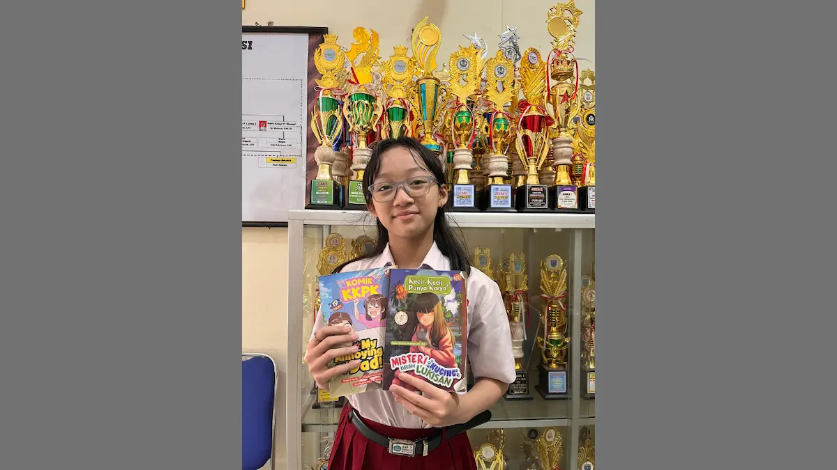 Mikayla, Penulis Cilik Asal Kudus yang Sudah Menelurkan 10 Buku Sejak SD, Bermula dari Workshop Kepenulisan
