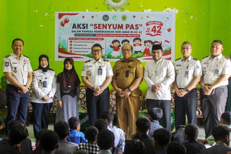 63 Anak Panti Asuhan di Kupang Dapat Layanan Kesehatan Gratis dari Ditjenpas NTT dan Dinkes