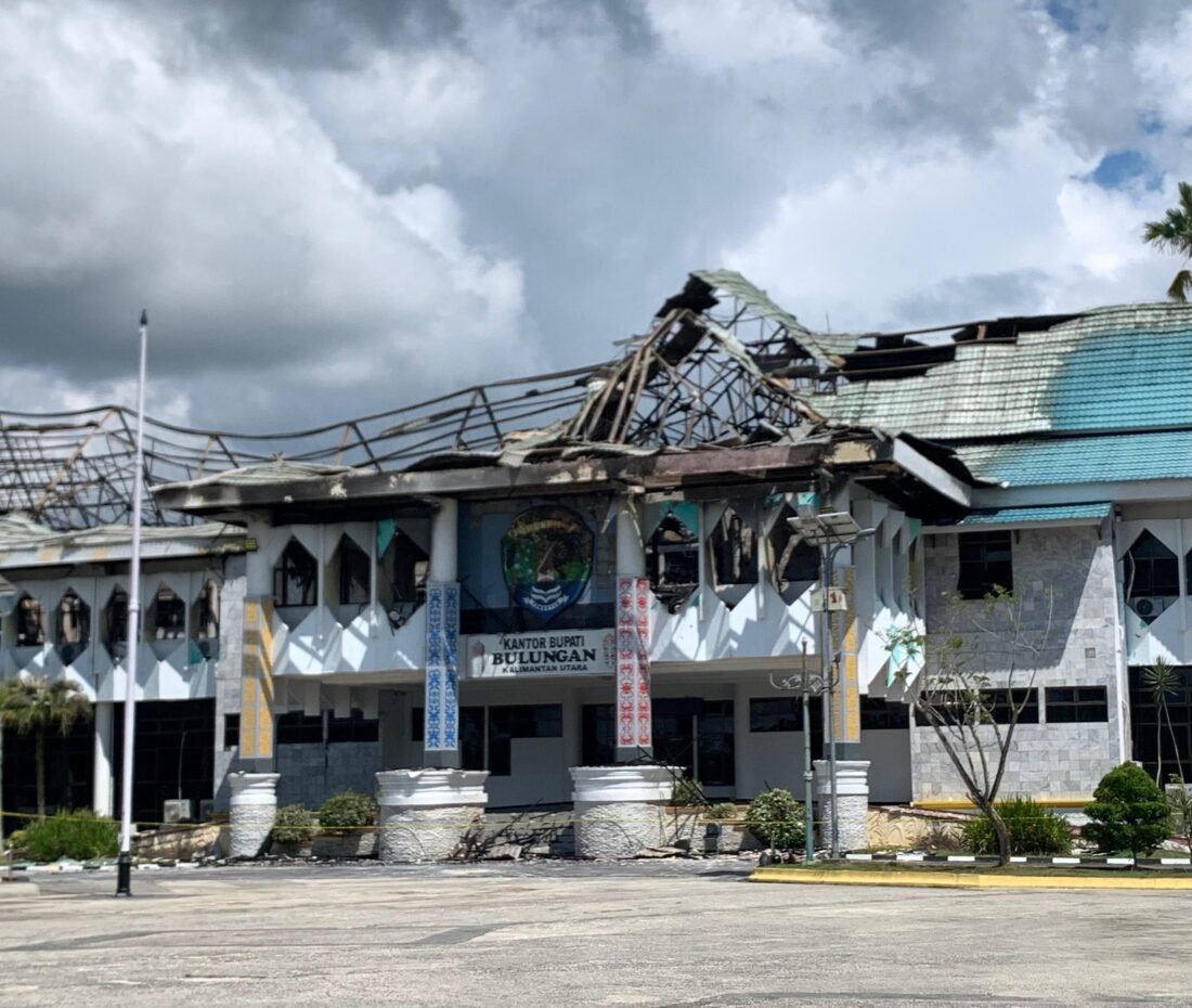 Kebakaran Gedung Kantor Bupati Bulungan, Pemkab Tunggu Hasil Kajian Teknis Sebelum Putuskan Direnovasi atau Dibangun Ulang