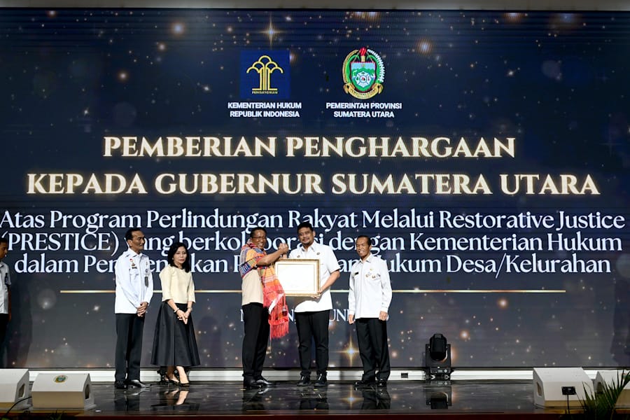 Gubernur Sumut Bobby Nasution dan Menteri Hukum Resmikan 6.110 Posbankum, Akses Bantuan Hukum Kini Tersedia di Seluruh Desa dan Kelurahan