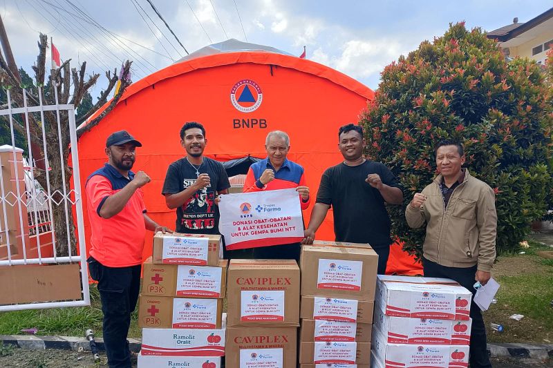 Shopee Farma dan BNPB Salurkan Obat hingga Nebulizer ke 3 Kabupaten Terdampak Gempa Flores