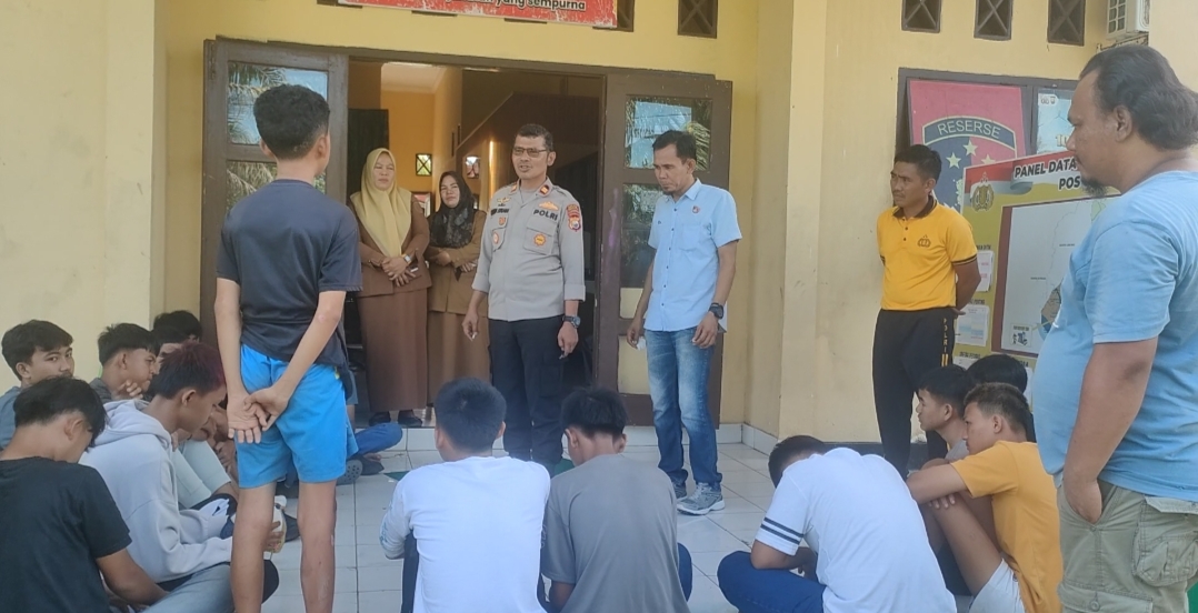 17 Remaja Geng Motor di Seluma Dibina Polisi, Tiga Celurit dan Satu Gir Motor Disita