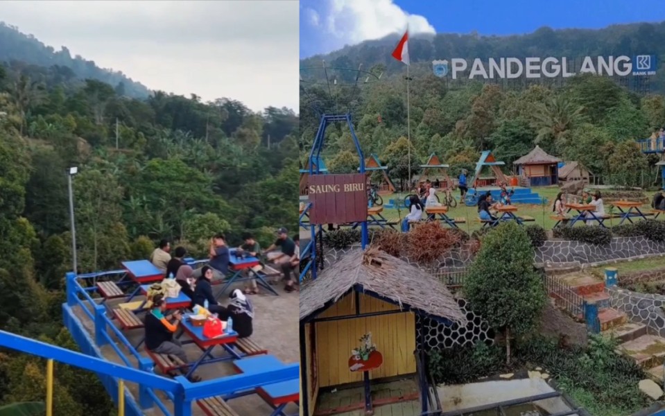 Pesona Wisata Pandeglang dari Ketinggian, Cocok untuk Camping Bersama Keluarga