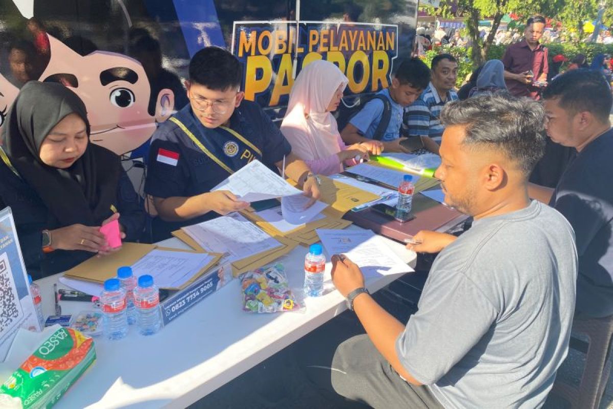 Kantor Imigrasi Sabang Buka Layanan Paspor di CFD Banda Aceh, 16 Permohonan Diproses Sekaligus Edukasi TPPO