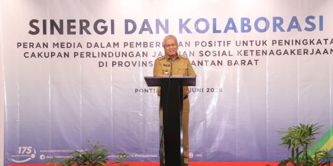 Sekda Kalbar Harisson Dorong Media Jadi Peserta BPJS Ketenagakerjaan, Baru 27 Persen Pekerja di Kalbar Terlindungi