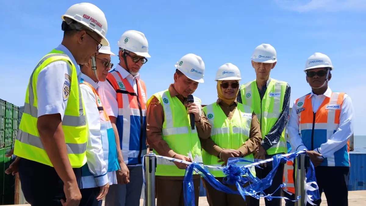 Terminal Kijing Mempawah Resmi Layani Ekspor Peti Kemas, 180 Kontainer Aluminium dan Kelapa Dikirim ke Pasar Internasional