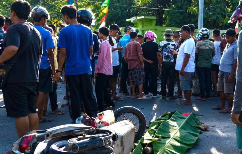 Kecelakaan Maut di Jalan Poros Kendari-Moramo, Dua Pengendara Motor Tewas Ditabrak Dump Truck