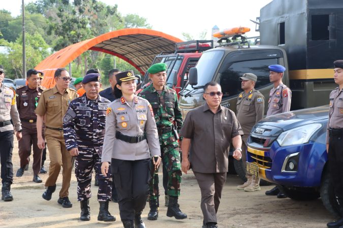 Polres Bangka Barat Siaga Karhutla dan Cuaca Ekstrem, 150 Personel Gabungan Dikerahkan dalam Apel Kesiapsiagaan