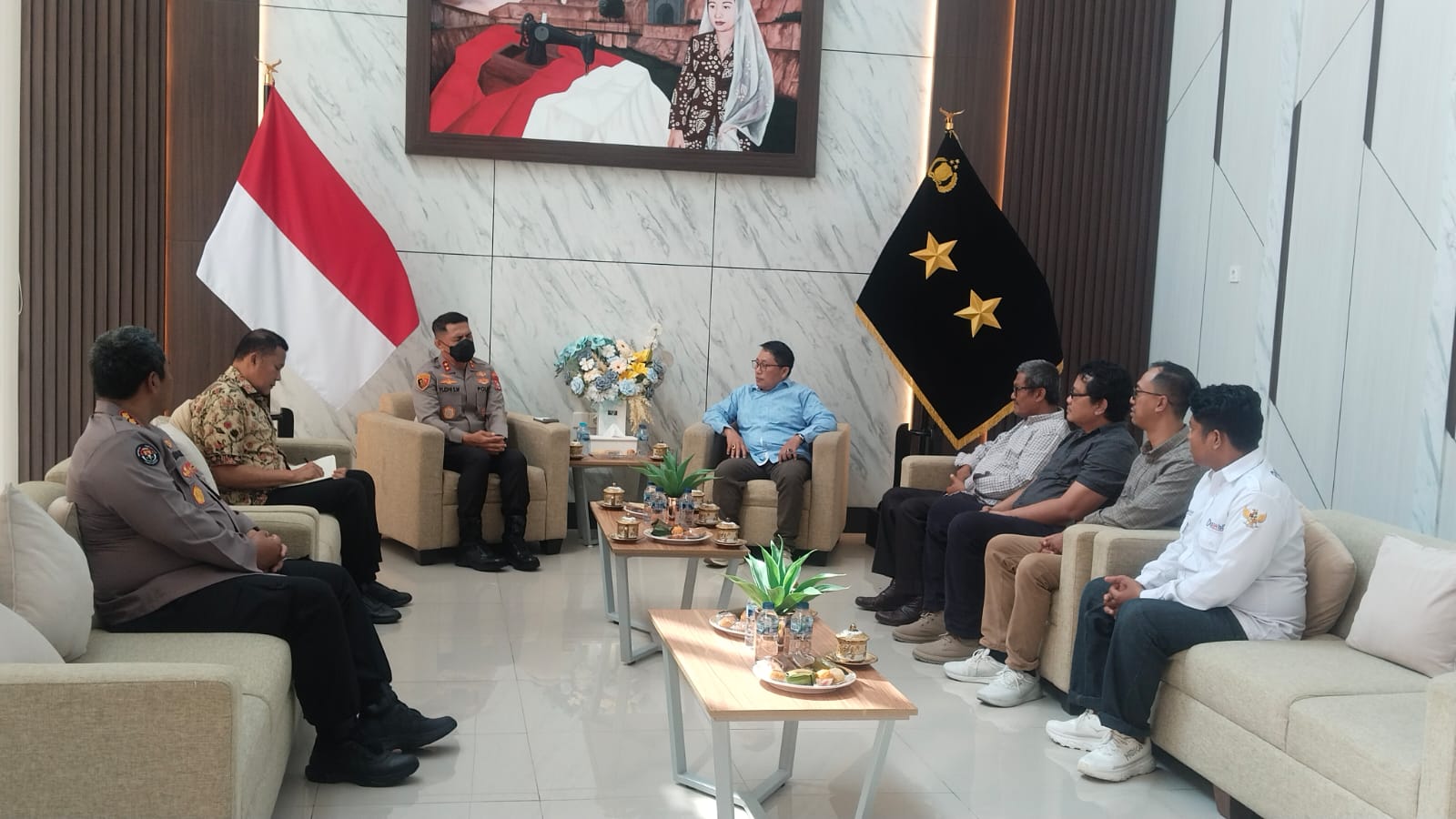 PWI Bengkulu Silaturahmi ke Polda, Kapolda Ajak Insan Pers Angkat Potensi Daerah untuk Tarik Investor
