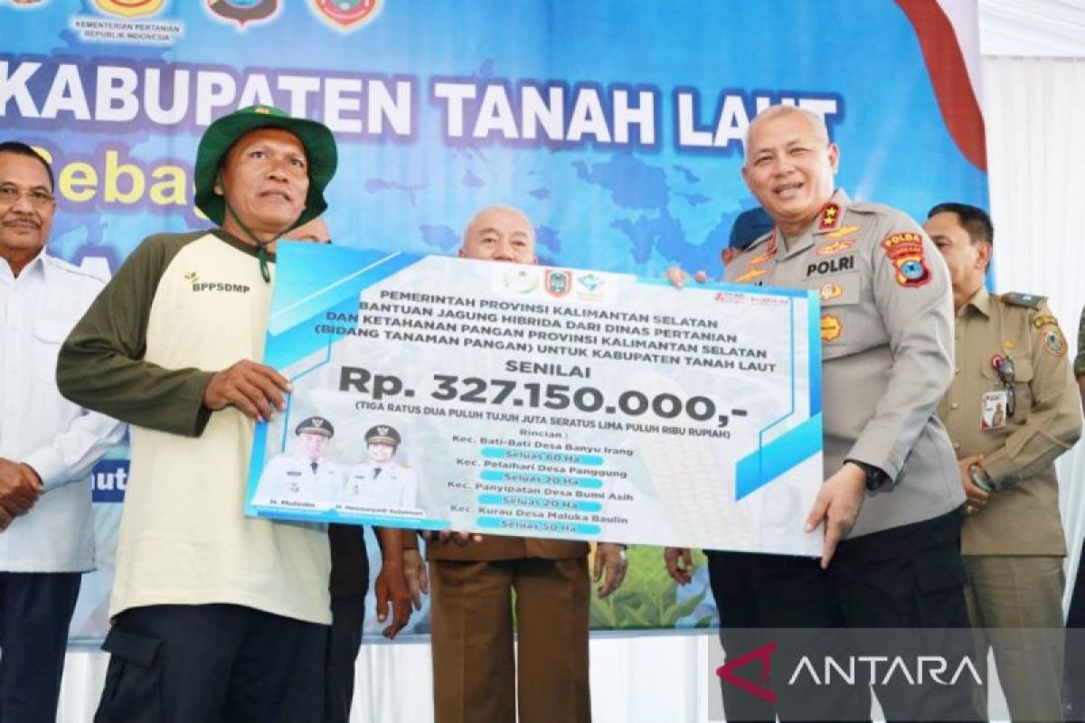 Kapolda Kalsel Luncurkan Tabel Rafaksi Jagung, Harga di Tingkat Petani Naik Jadi Rp 3.900 hingga Rp 6.200 Per Kilogram