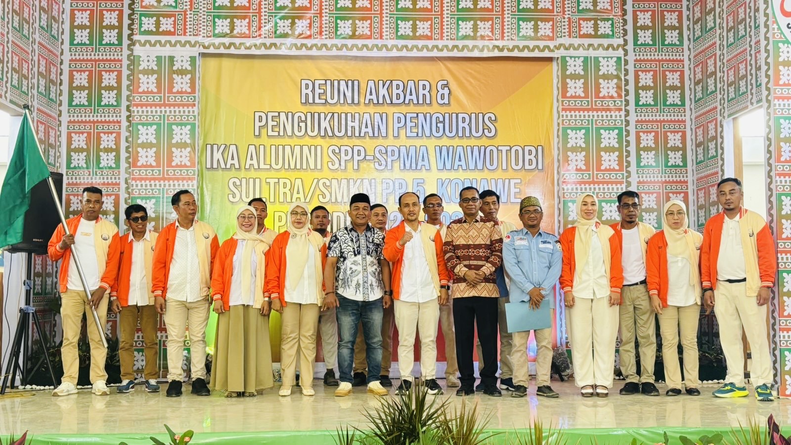 Sahuriyanto Meronda Resmi Pimpin IKA SPP-SPMA Wawotobi, Targetkan Kembalikan Kejayaan SMKN PP 5 Konawe