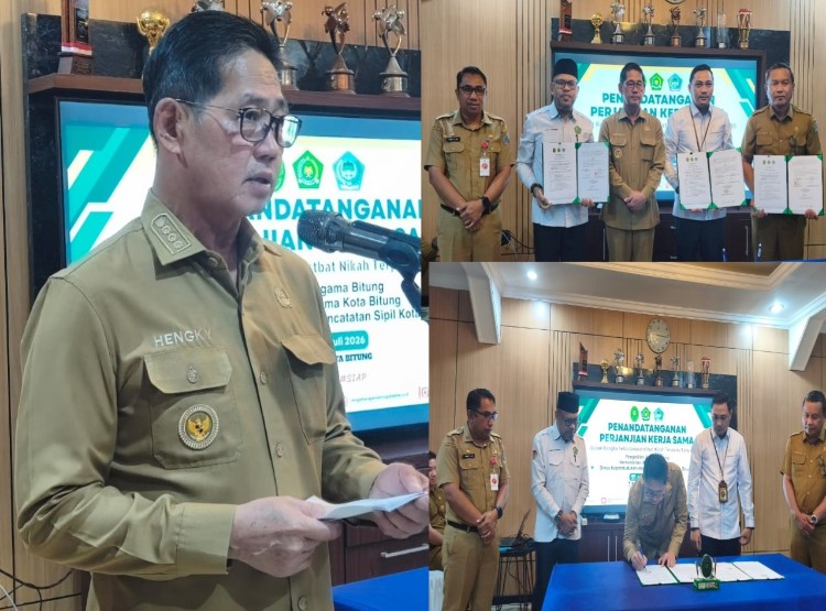 Walikota Bitung Teken PKS Sidang Isbat Terpadu, Hengky Honandar: Wujud Kepastian Hukum Perkawinan Warga