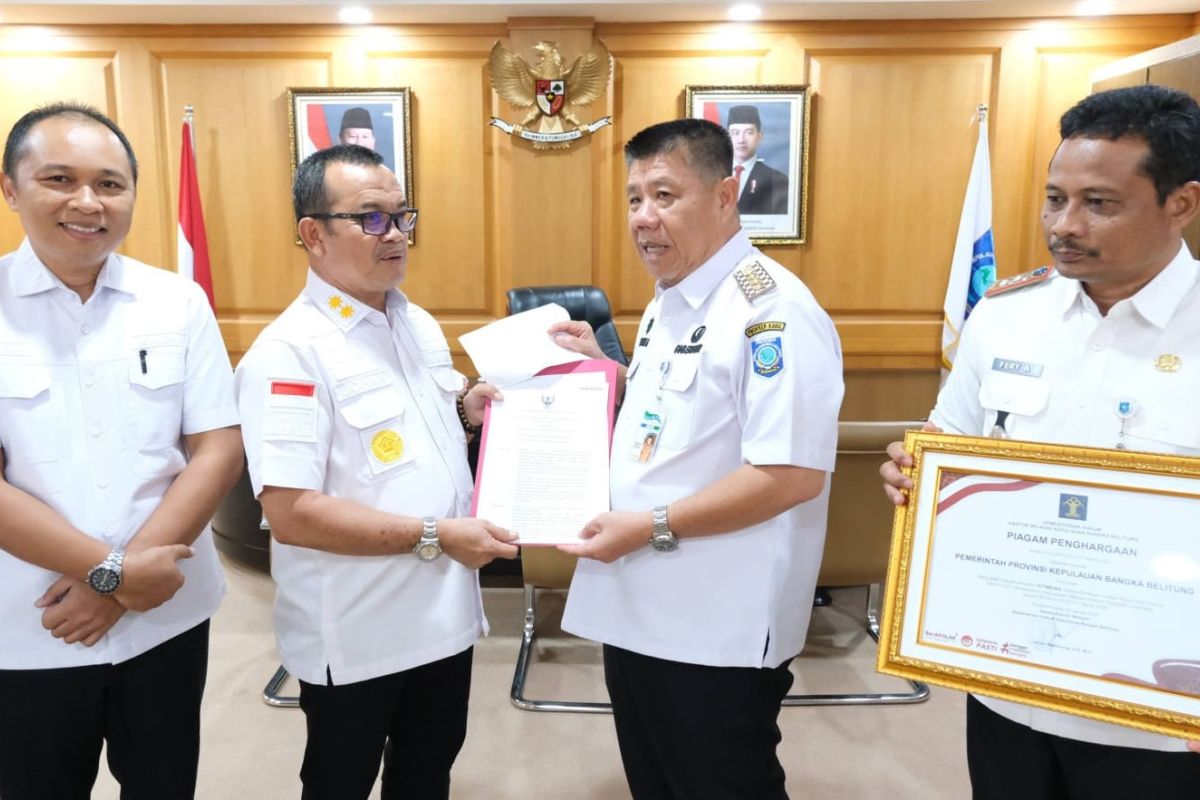 Pemprov Bangka Belitung Raih Indeks Reformasi Hukum Predikat Istimewa dari Kemenkum, Nilai 96,20