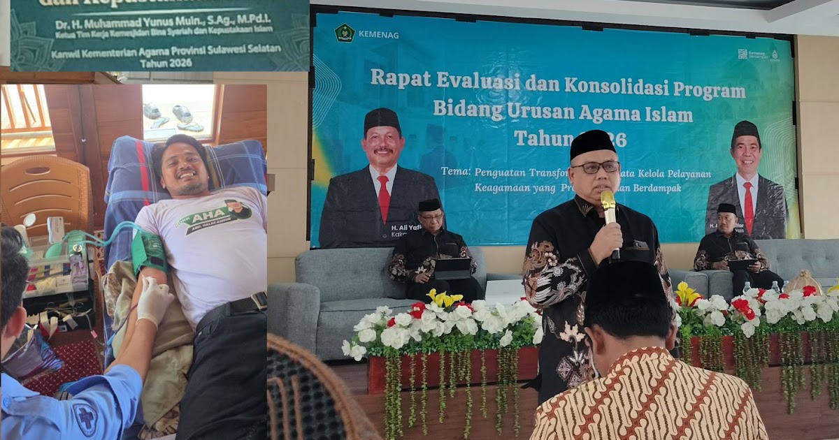 Kemenag Sulsel Dorong Masjid di Bulukumba Jadi Pusat Donor Darah, Kebutuhan 400 Kantong per Bulan Baru Terpenuhi 40 Persen